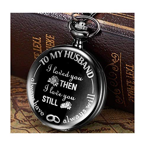 Book Cover Glee Pocket Watch To My Husband I Loved You Then I Love You Still Always Have Always Will, Wife To Husband Gift, Husband Gift, Best Anniversary Gifts For Him