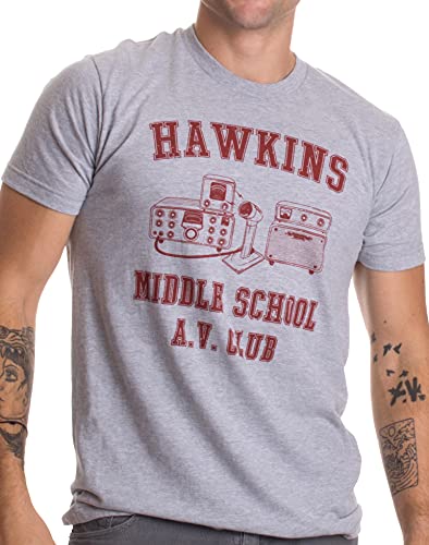 Book Cover Hawkins Middle School A.V. Club | Vintage Style 80s Costume AV Hawkin T-Shirt