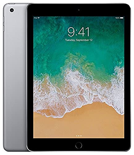 Book Cover Apple iPad 9.7inch with WiFi 32GB- Space Gray (2017 Model) (Renewed)