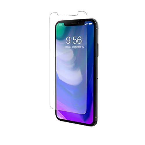 Book Cover ZAGG InvisibleShield Glass Defense Glass Screen Protector for Apple iPhone X - Case Friendly - Clear - 200101184