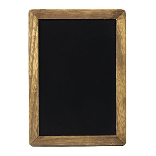 Book Cover Rustic Magnetic Chalk Boards with Frame (7x10, Magnetic Surface, Double Sided) Wet Erase Small Chalkboard Signs for Bistro Signs, Kitchen, Business, Restaurant, Menu, Wedding Decor