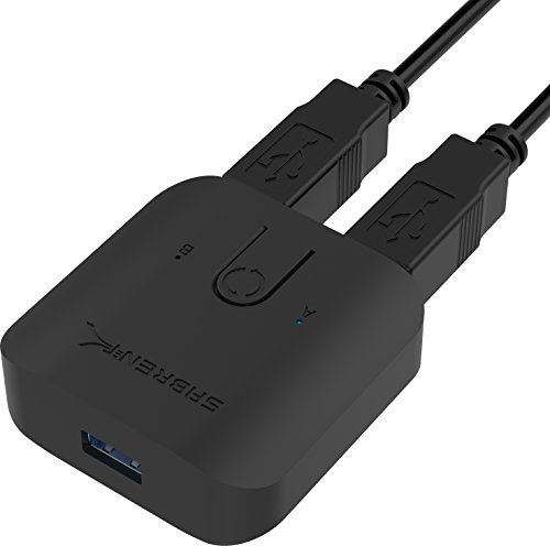 Book Cover Sabrent USB 3.0 Sharing Switch for Multiple Computers and Peripherals LED Device Indicators (USB-SW30)