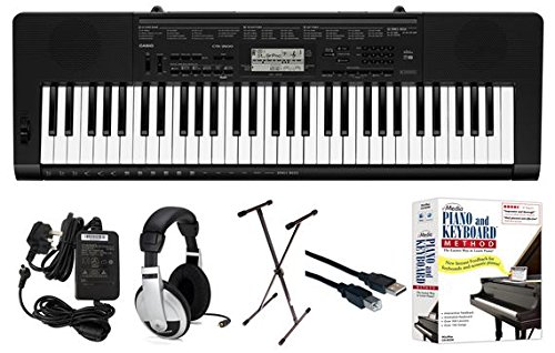 Book Cover Casio CTK-3500 EPA 61-Key Premium Keyboard Pack with Stand, Headphones, Power Supply, USB Cable & eMedia Instructional Software