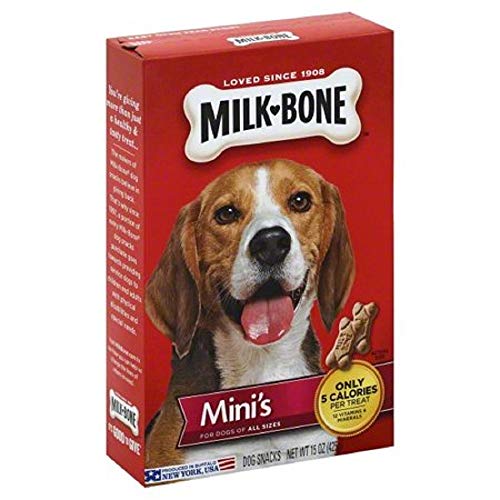 Book Cover 2 Pack - Milk-Bone Mini's Original Dog Treats, 15-oz box
