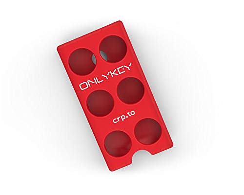 Book Cover OnlyKey Silicone Case - Resistance Red