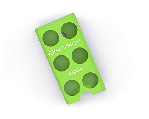 Book Cover OnlyKey Silicone Case - Hacker Green