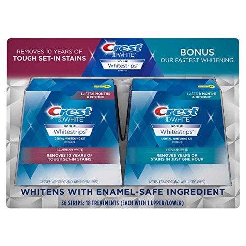 Book Cover CREST 640256 3D Whitestrips W/1 Hr Express Strips