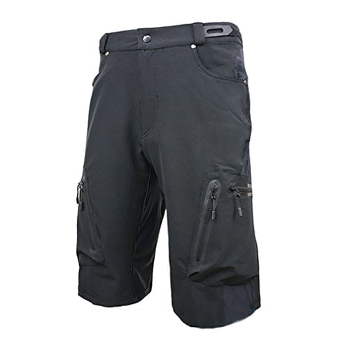 Book Cover Blike Mes's MTB ShortsLoose Fit Shorts for Climbing Black XL