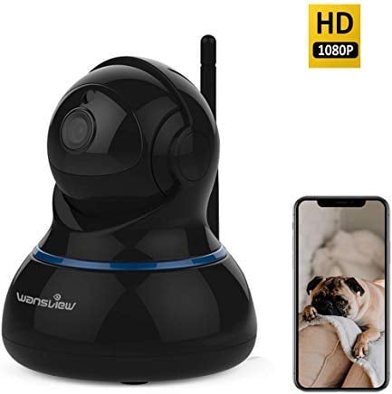 Book Cover Wansview Wireless 1080P IP Camera, WiFi Home Security Surveillance Camera for Baby /Elder/ Pet/Nanny Monitor, Pan/Tilt, Two-Way Audio & Night Vision Q3-S