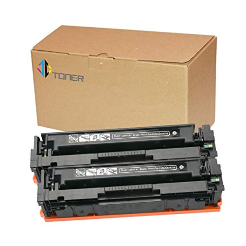 Book Cover 2 Pack Black CF410A 410A Compatible Toner Cartridges for use with Color Laserjet Pro MFP M477fdn M477fdw M477fnw M452dn M452nw M452dw M377dw Series Printer