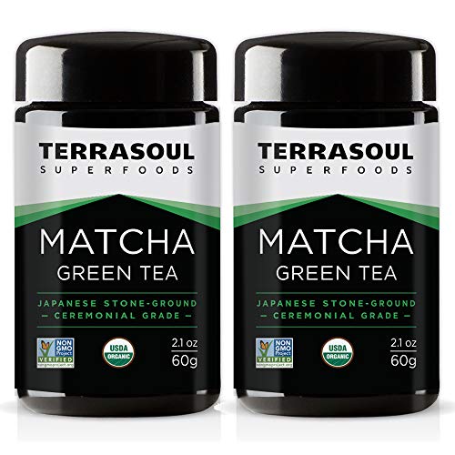 Book Cover Terrasoul Superfoods Organic Matcha Green Tea (Ceremonial Grade in Miron Glass), 4.24 Ounces (120g)