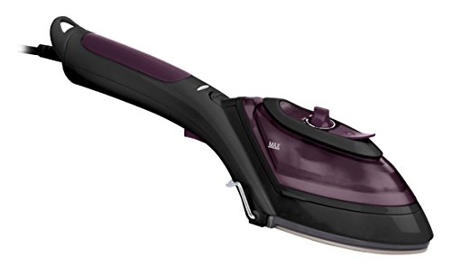 Book Cover Rowenta DV8613, 2 in 1 Appliance, Hand Held Fabric Steamer and Steam Iron 800-Watts Includes Brush, Lint Pad, Travel Bag and Filling Cup, Purple