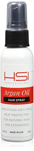 Book Cover HSI PROFESSIONAL Argan Oil Heat Protector | Protect up to 450º F from Flat Irons & Hot Blow Dry | Sulfate Free, Prevents Damage & Breakage | Made in the USA | 2 Ounce, Packaging May Vary