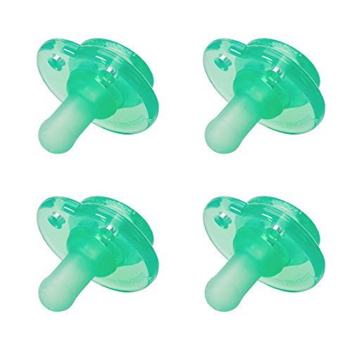 Book Cover Nookums Paci-Plushies Replacement Pacifier 4 Pack (Green)