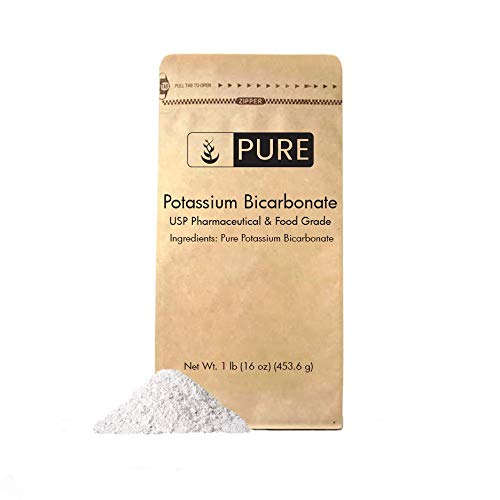 Book Cover Potassium Bicarbonate (1 lb.) by Pure Organic Ingredients, Eco-Friendly Packaging, Natural, Highest Purity, Food Grade