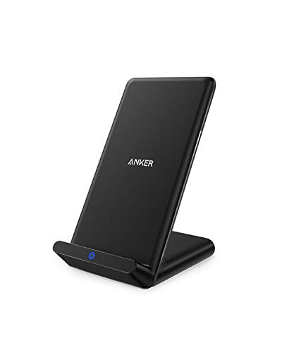 Book Cover Anker Wireless Charger, PowerPort Wireless 5 Stand, Qi-Certified, Compatible iPhone 11, 11 Pro, 11 Pro Max, XR, XS Max, XS, X, 8, 8 Plus, Samsung Galaxy S20 S10 S9 S8, Note 10 Note 9 (No AC Adapter)