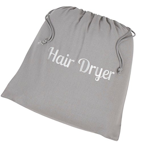 Book Cover Hair Dryer Bag - Great for Organization and Storage at Home or Travel