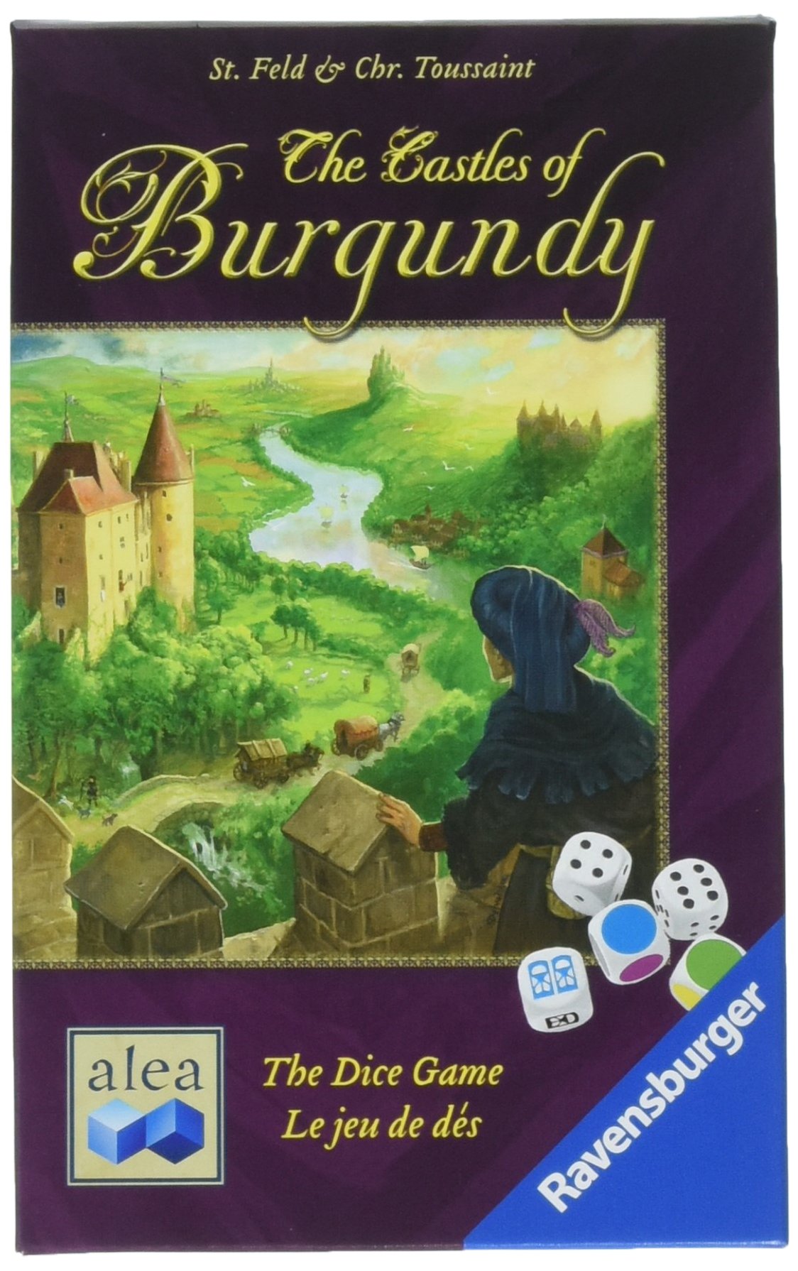 Book Cover Ravensburger 82403 The Castles of Burgundy Dice Game