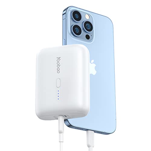 Book Cover Yoobao Portable Charger, 20W PD3.0/QC4.0 Mini Power Bank Fast Charging 10000mAh, USB-C (in & Out) Ultra-Compact Battery Pack (2-Output & 2-Input) for iPhone/Galaxy/iPad
