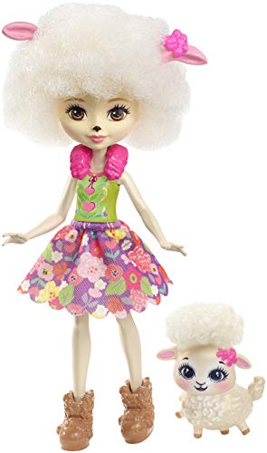 Book Cover Enchantimals Doll with Sheep Figure