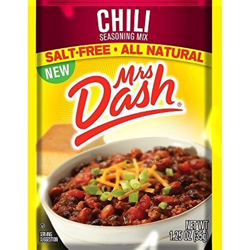Book Cover Mrs. Dash Chili Seasoning Mix, 1.25 oz - 6 packages