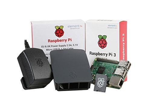 Book Cover Raspberry Pi 3 Official International Starter Kit (16Gb, Black)