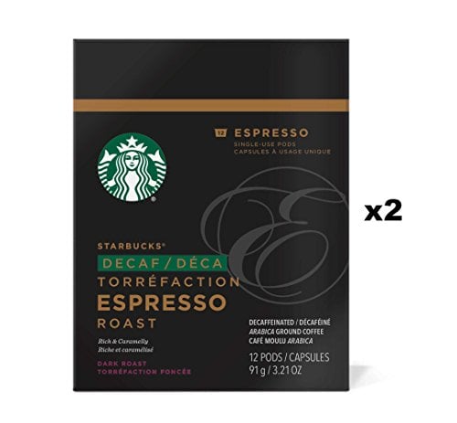 Book Cover Starbucks Decaf Espresso Roast Espresso Verismo Pods (24 Count)