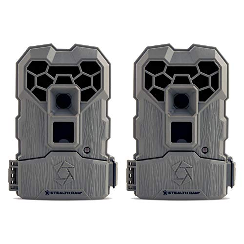 Book Cover Stealth Cam 10MP Infrared Hunting Scouting Game Trail Camera w/Video, 2 Pack