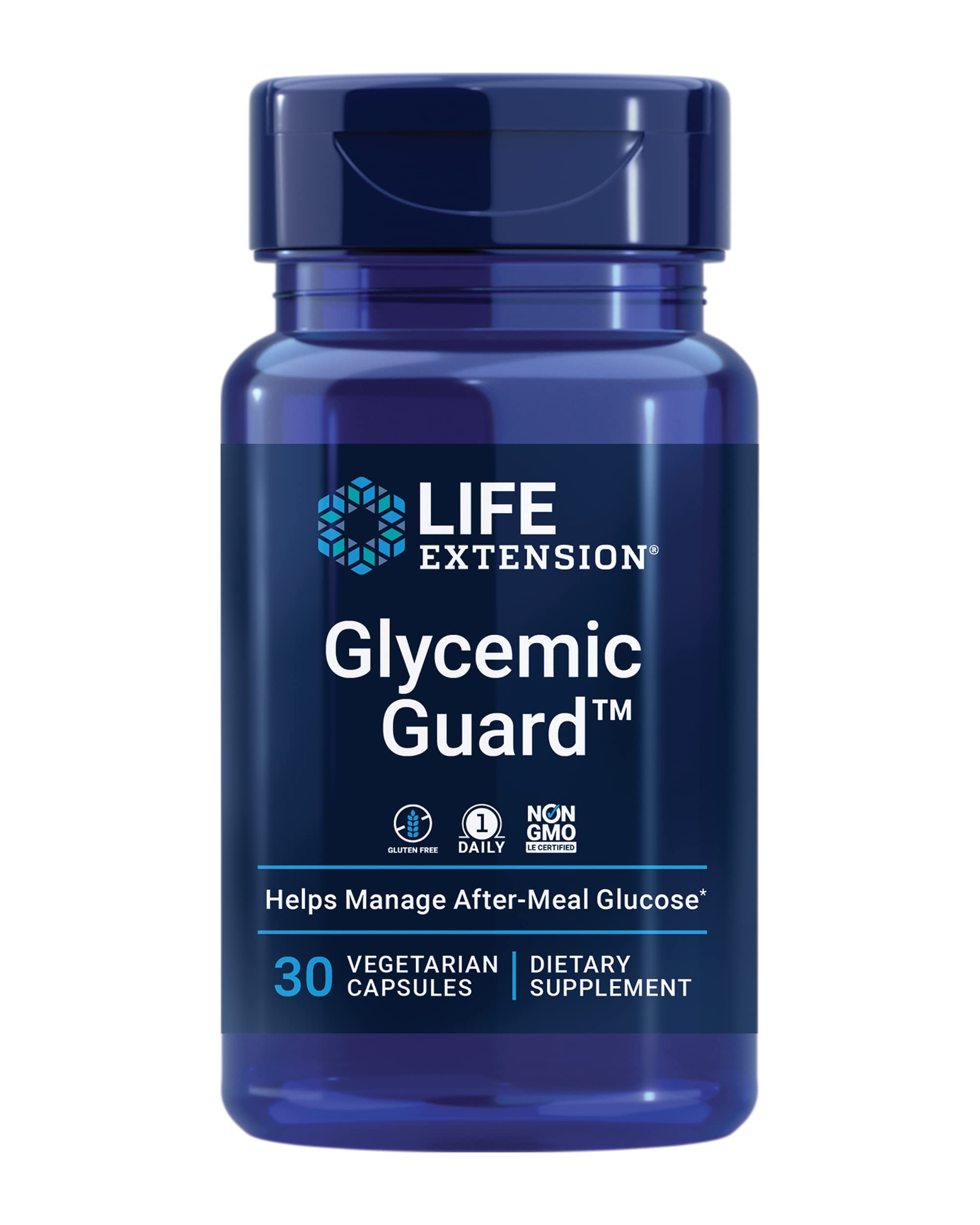 Book Cover Life Extension Glycemic Guard – Glucose Metabolism Supplement – with Maqui Berry and Clove Extract - Gluten-Free, Non-GMO, Once-Daily, Vegetarian – 30 Capsules
