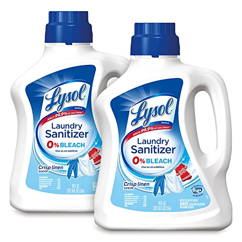 Book Cover Lysol Laundry Sanitizer Additive, Crisp Linen, 2X90oz