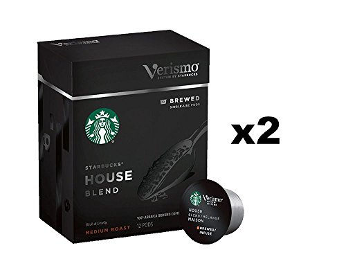 Book Cover Starbucks House Blend Brewed Coffee Verismo Pods (24 Count)