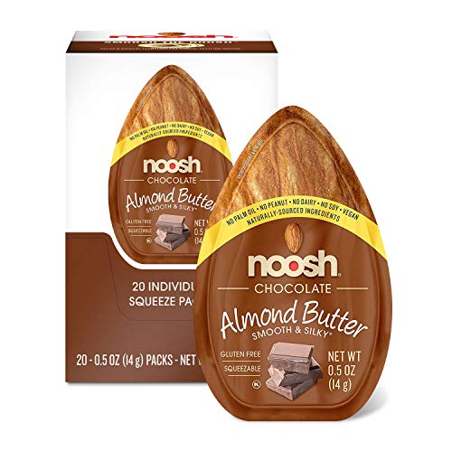 Book Cover Noosh Almond Butter (Chocolate, 20 Count) - Vegan, Gluten Free, Non GMO, Kosher, No Soy, No Dairy, No Peanuts