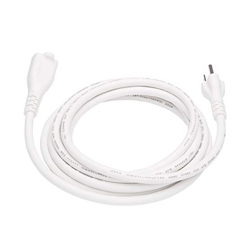Book Cover Amazon Basics 10-Foot Extension Cord - 13 Amps, 125V - White
