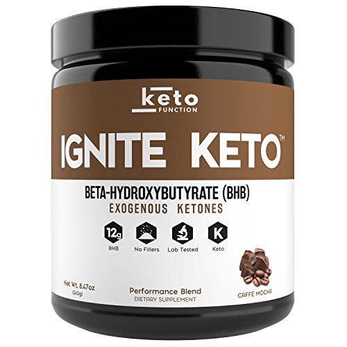 Book Cover IGNITE KETO BHB Salts - Exogenous Ketones Supplement with 12g Pure BHB - IGNITE Ketosis, Energy, Focus and Fat Burn - Fuel a Ketogenic Diet (Mocha)