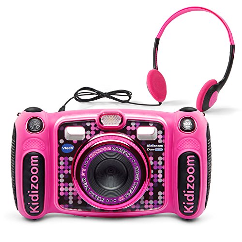 Book Cover VTech Kidizoom Duo 5.0 Deluxe Digital Selfie Camera with MP3 Player and Headphones, Pink