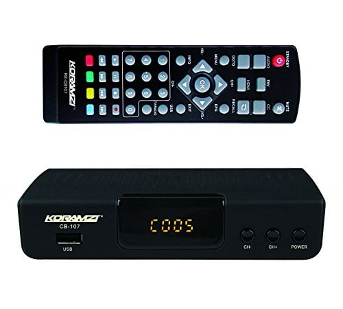 Book Cover KORAMZI HDTV Digital TV Converter Box ATSC with USB Input for Recording and Media Player (Latest Edition) CB-107