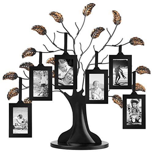 Book Cover Americanflat Bronze Family Tree with 6 Hanging Picture Frames 2