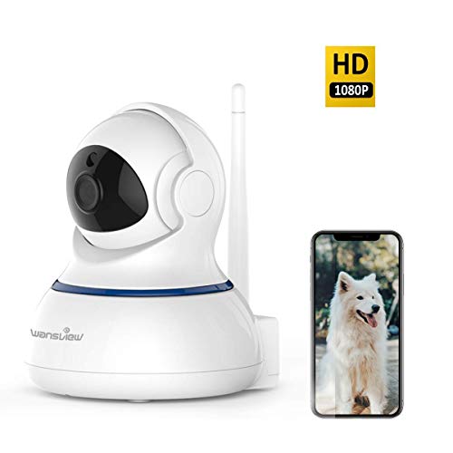 Book Cover Wansview Wireless 1080P Security Camera, WiFi Home Surveillance IP Camera for Baby/Elder/Pet/Nanny Monitor, Pan/Tilt, Two-Way Audio & Night Vision SD Card Slot Q3-S