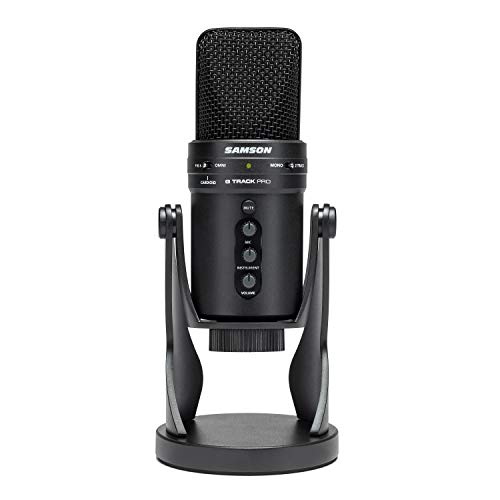 Book Cover G-Track Pro - Professional USB Microphone with Audio Interface, black