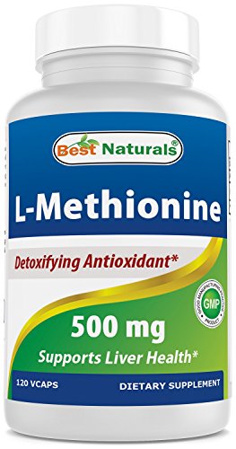 Book Cover Best Naturals L-Methionine 500 mg 120 Veggie Capsules