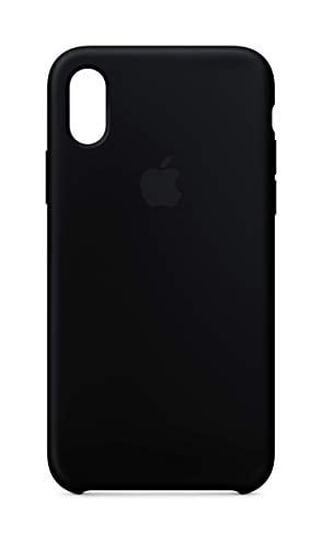 Book Cover Apple iPhone X Silicone Case - Black