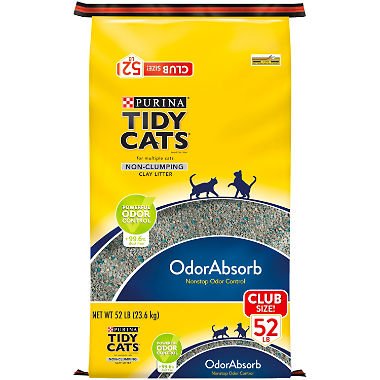 Book Cover Purina Tidy Cats Non-Clumping Cat Litter for Multiple Cats (52 lbs.)