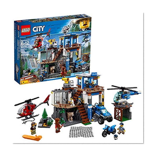 Book Cover LEGO City Mountain Police Headquarters 60174 Building Kit (663 Piece)