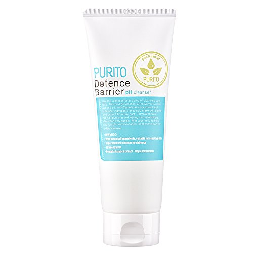 Book Cover PURITO Defence Barrier Ph Cleanser 150ml/5.1 fl.oz Sensitive Skin, Oil Control, Pore Cleansing, Refreshening, Low pH 5.5, Gentle Cleanser, lightweight