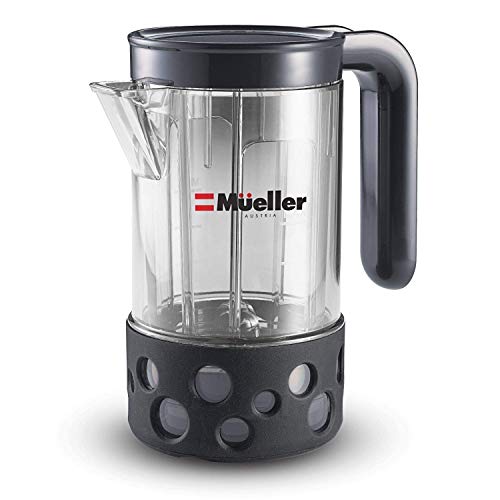 Book Cover Mueller Hydro Press French Press Coffee and Tea Maker with Patented Pressure Extraction System Perfect for Bullet Proof Coffee, Made of Eastman Tritan TX1001 Easy Clean