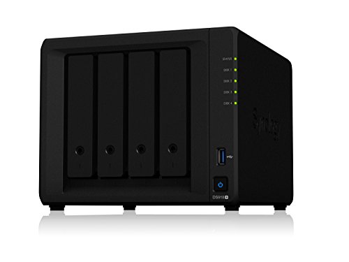 Book Cover Synology 4 bay NAS DiskStation DS918+ (Diskless)