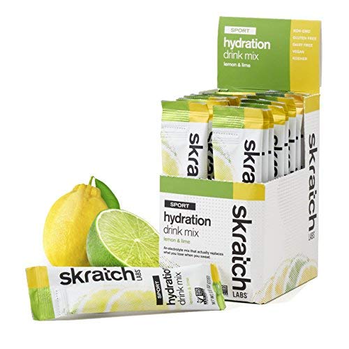Book Cover SKRATCH LABS Sport Hydration Drink Mix, Lemon Lime (20 pack single serving) - Natural, Electrolyte Powder Developed for Athletes and Sports Performance, Gluten Free, Vegan, Kosher
