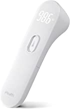 Book Cover iHealth No-Touch Forehead Thermometer, Digital Infrared Thermometer for Adults and Kids, Touchless Baby Thermometer, 3 Ultra-Sensitive Sensors, Large LED Digits, Quiet Vibration Feedback, Non Contact