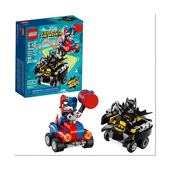 Book Cover LEGO DC Super Heroes Mighty Micros: Batman vs. Harley Quinn 76092 Building Kit (86 Piece)