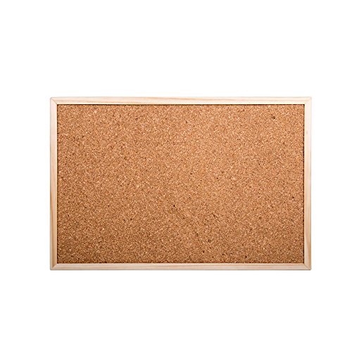 Book Cover Office Works, Wood Cork Board, 18 x 12 inches, Beige